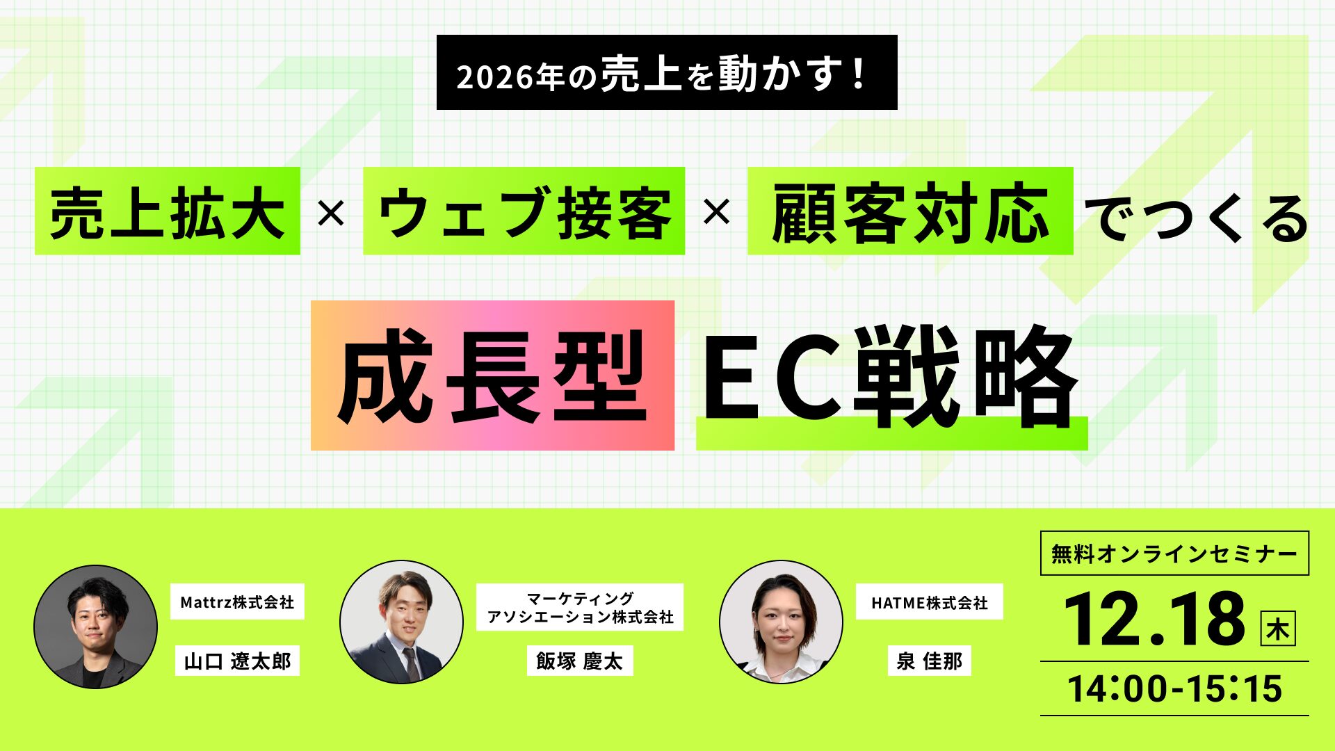 2026年の売上を動かす！売上拡大×ウェブ接客×顧客対応でつくる成長型EC戦略